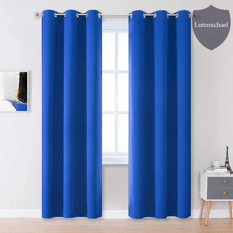 menggutong Polyester Blackout Curtain Pair | Wayfair